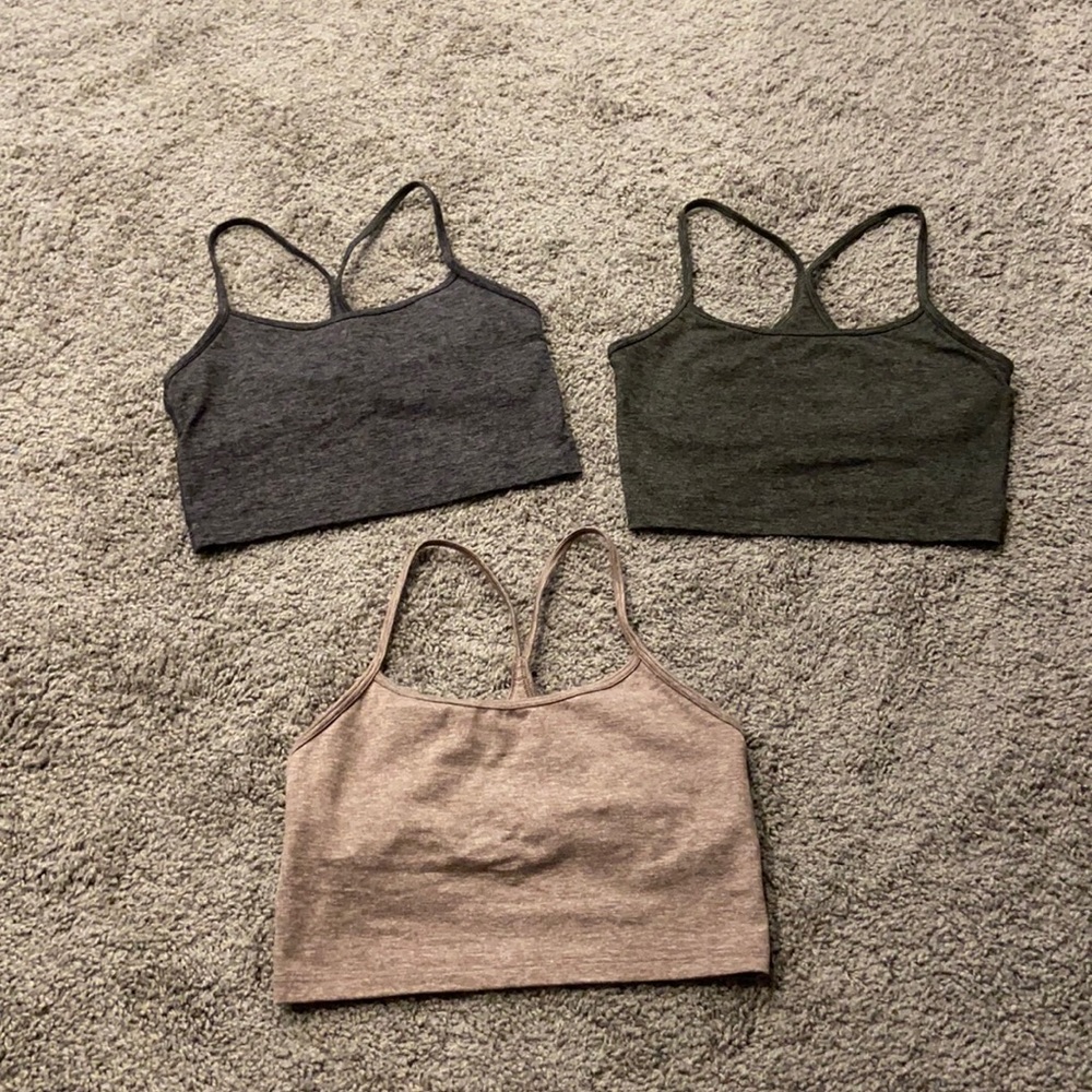 AERIE OFFLINE THE HUGGER SPORTS BRA COMBO